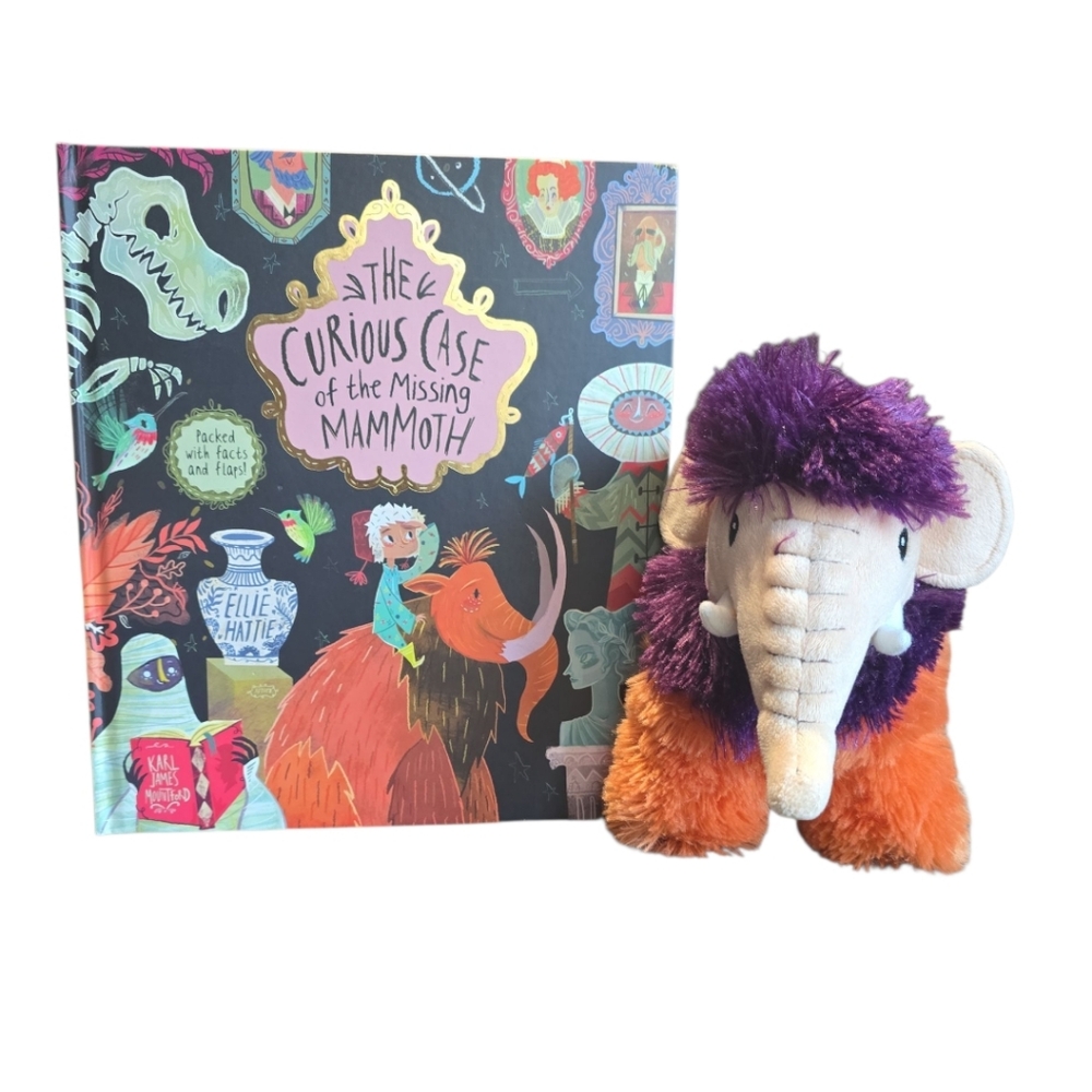 Missing Mammoth Lift-the-Flap Book & Plush Toy Set Usborne Kane Miller